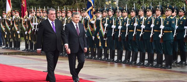 Шавкат Мирзиёев и Эмомали Рахмон - Sputnik Тоҷикистон