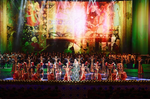 Концерт по случаю визита в Душанбе президента Узбекистана Шавката Мирзиёева - Sputnik Таджикистан