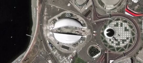 Съёмка со спутника 12 российских стадионов, где пройдёт ЧМ-2018 по футболу - Sputnik Таджикистан