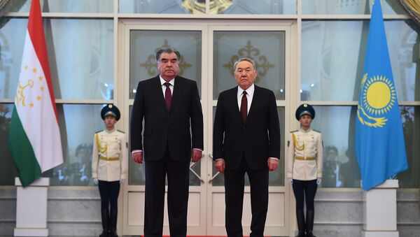 Визит Эмомали Рахмона в Астану на переговоры с президентом Казахстана Нурсултаном Назарбаевым - Sputnik Таджикистан