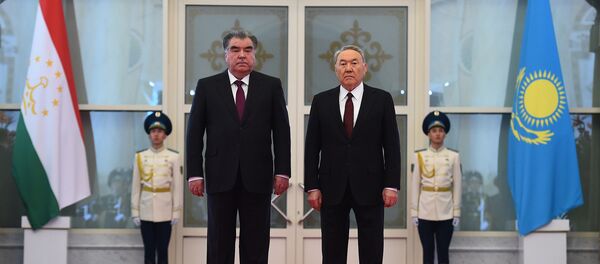 Визит Эмомали Рахмона в Астану на переговоры с президентом Казахстана Нурсултаном Назарбаевым - Sputnik Таджикистан