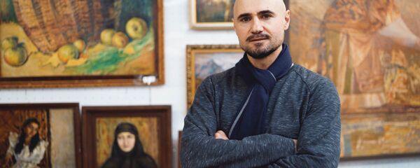 Художник Махтобшо Майбалиев, архивное фото - Sputnik Таджикистан