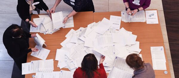 Подсчет голосов на выборах президента РФ - Sputnik Таджикистан