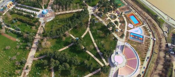 Новая площадка для детей Мир сказки в Душанбе - Sputnik Тоҷикистон