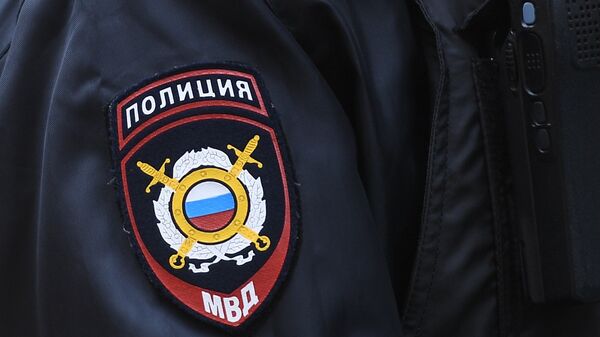 Эмблема на форме сотрудника полиции, архивное фото - Sputnik Тоҷикистон