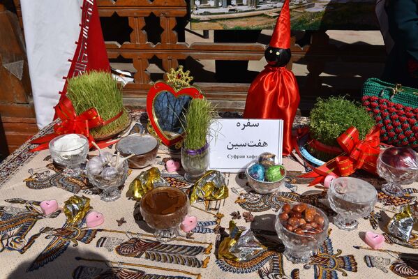 Стенд Республика Иран на празднике Навруз в Душанбе, архивное фото - Sputnik Таджикистан