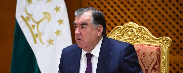 Президент Эмомали Рахмон, архивное фото - Sputnik Тоҷикистон