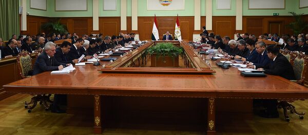 Заседание правительства Республики Таджикистан, архивное фото Заседание правительства Республики Таджикистан, архивное фото - Sputnik Таджикистан