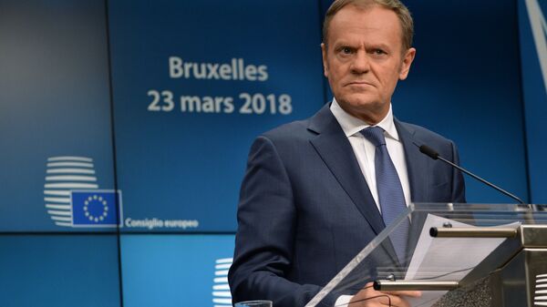 Председатель Европейского совета Дональд Туск, архивное фото - Sputnik Тоҷикистон
