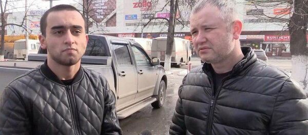 Хуршед и Фарзон - работники обувного магазина, спасшие людей из пожаре в Кемерово - Sputnik Тоҷикистон