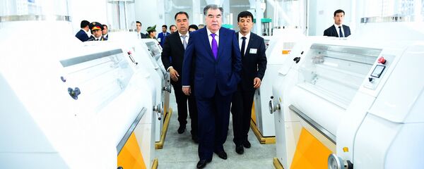 Эмомали Рахмон запустил новый завод по производству муки, архивное фото - Sputnik Таджикистан