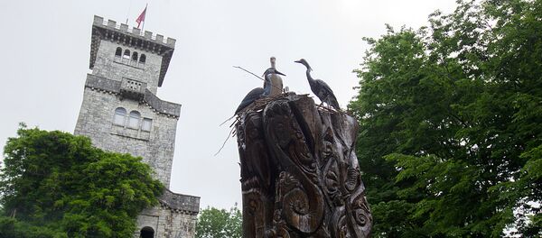 Смотровая башня на горе Ахун - Sputnik Таджикистан