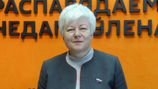 Член Комитета Совета Федерации России по международным делам Ольга Тимофеева - Sputnik Таджикистан