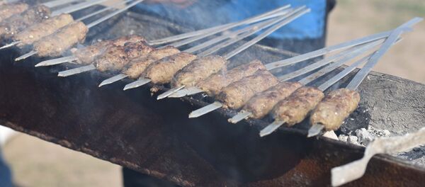 Шашлык, архивное фото - Sputnik Таджикистан