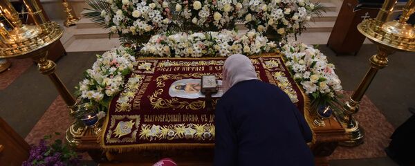 Пасха в Свято-Никольском соборе в Душанбе - Sputnik Таджикистан