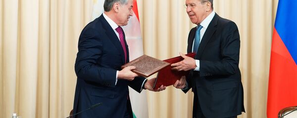 Встреча глав МИД РФ и Таджикистана С. Лаврова и С. Аслова - Sputnik Таджикистан