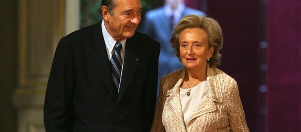 Президент Франции Жак Ширак и его жена Бернадетта - Sputnik Таджикистан