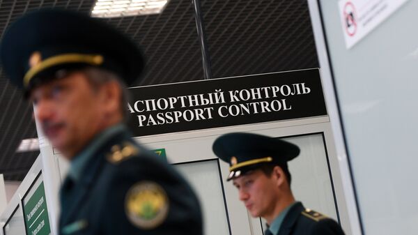 Зона паспортного контроля, архивное фото - Sputnik Тоҷикистон