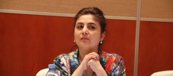 Заведующая отделом экономических исследований Института стран СНГ Аза Мигранян, архивное фото - Sputnik Тоҷикистон