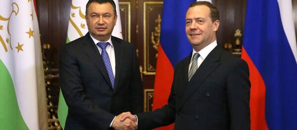 Встреча Премьер-министра Республики Таджикистан с Председателем Правительства Российской Федерации Встреча Премьер-министра Республики Таджикистан с Председателем Правительства Российской Федерации - Sputnik Таджикистан