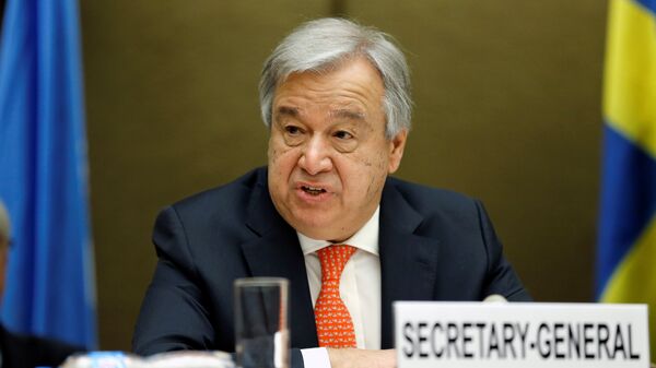 Генеральный секретарь ООН Антониу Гутерреш, архивное фото - Sputnik Таджикистан