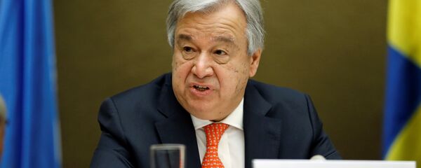 Генеральный секретарь ООН Антониу Гутерреш, архивное фото - Sputnik Тоҷикистон