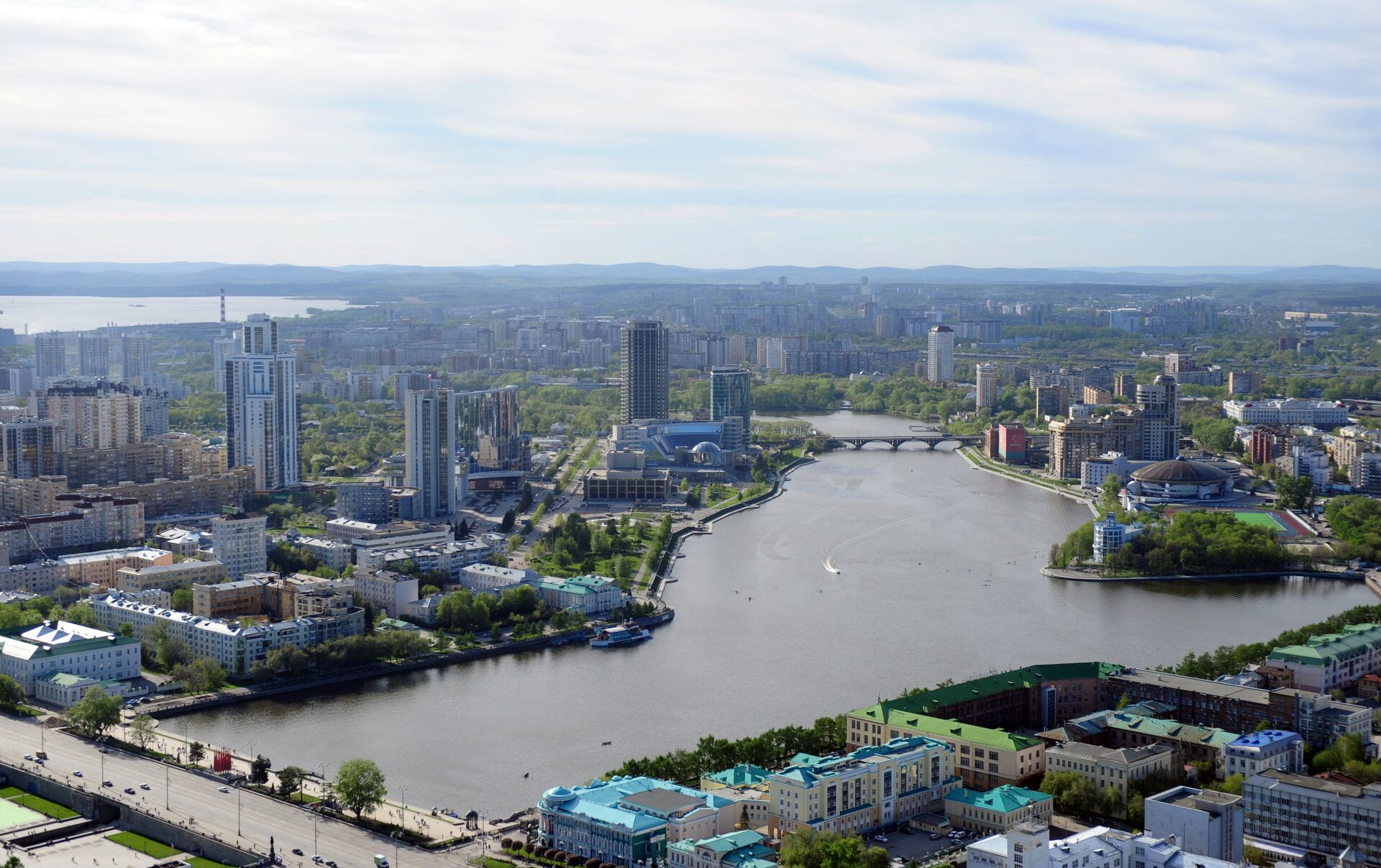 Городской пруд Екатеринбург