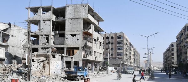 Ситуация в сирийском городе Думе - Sputnik Таджикистан