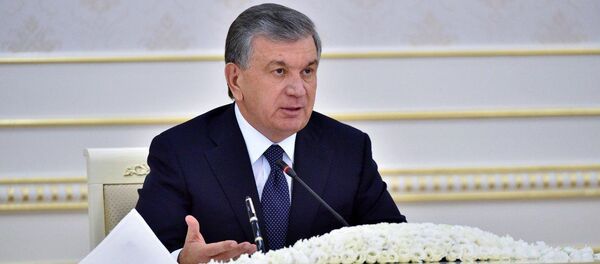 Президент Узбекистана Шавкат Мирзиёев Президент Узбекистана Шавкат Мирзиёев - Sputnik Тоҷикистон