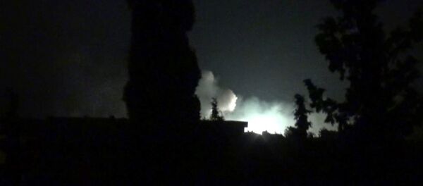 Последствия атаки на военную базу САР возле Хамы - Sputnik Таджикистан