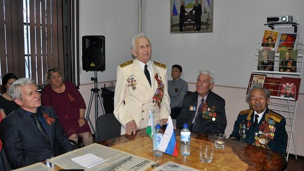 Ветеран Великой Отечественной войны, гвардии капитан III ранга Любимов Георгий Федорович - Sputnik Таджикистан