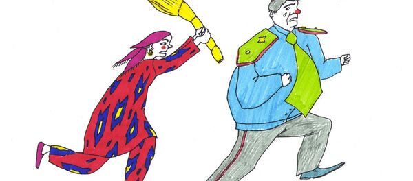 Рисунок-комикс о мигрантах - Sputnik Таджикистан