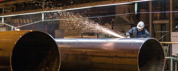 Трубы для строительства газопровода Северный поток-2 Трубы для строительства газопровода Северный поток-2 - Sputnik Тоҷикистон