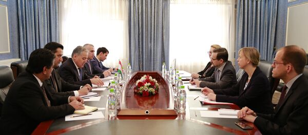 Сироҷиддин Аслов бо дабири кулли САҲА мулоқот кард - Sputnik Тоҷикистон