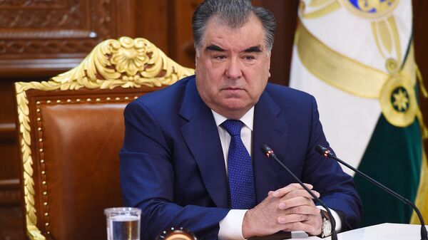 Президент Республики Таджикистан, Эмомали Рахмон, архивное фото - Sputnik Тоҷикистон