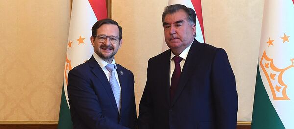Встреча Эмомали Рахмона с генеральным секретарем ОБСЕ в Душанбе. архивное фото - Sputnik Тоҷикистон
