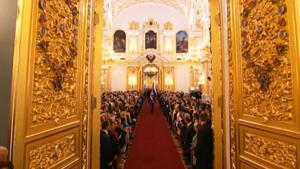 Церемония инаугурации избранного президента РФ Владимира Путина - Sputnik Тоҷикистон