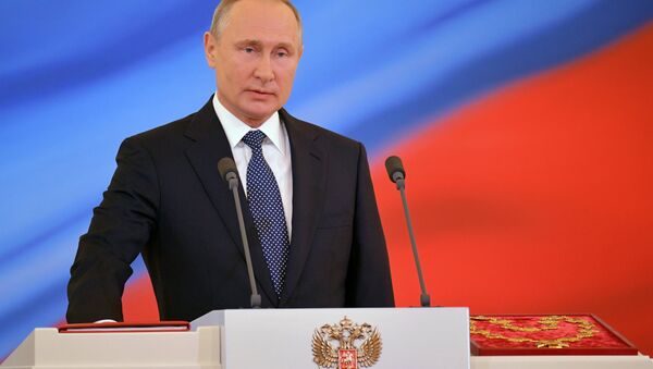 Инаугурация президента России В. Путина - Sputnik Тоҷикистон