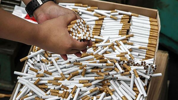 В Таджикистане обнаружили контрабандную партию сигарет, архивное фото - Sputnik Таджикистан