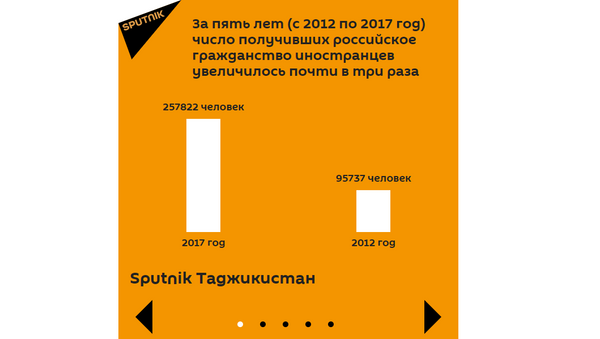 Топ-5 стран СНГ, получающих гражданство в РФ - Sputnik Таджикистан