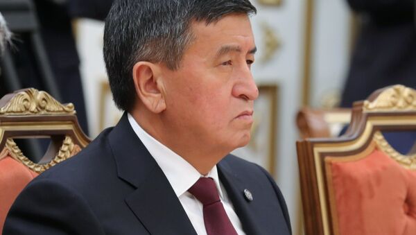 Президент Киргизии Сооронбай Жээнбеков - Sputnik Таджикистан