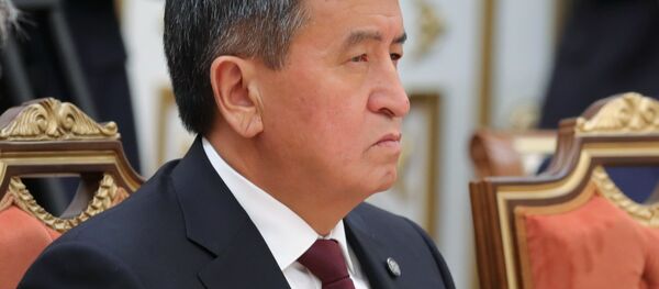 Президент Кыргызстана Сооронбай Жээнбеков - Sputnik Таджикистан