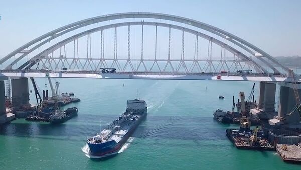 Как строили Крымский мост. Ускоренная видеоверсия - Sputnik Таджикистан