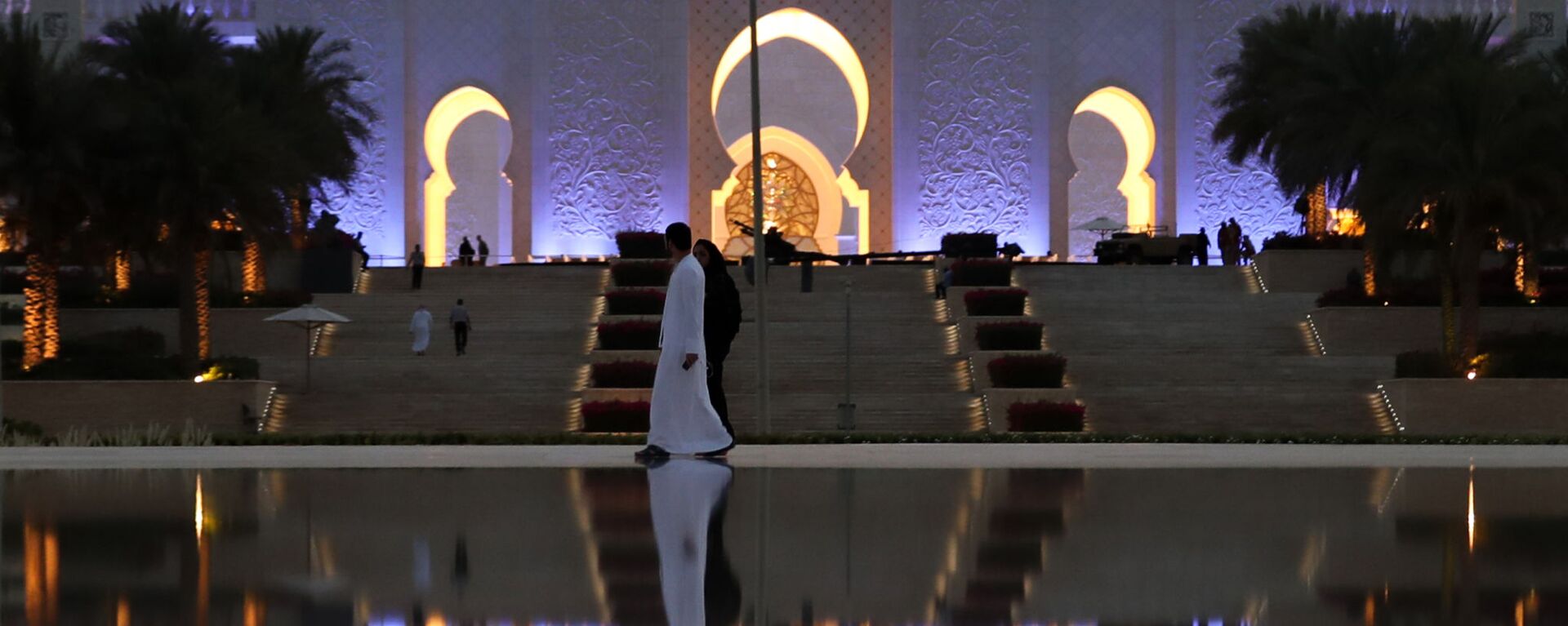 Вид на мечеть шейха Зайда в Абу-Даби, ОАЭ - Sputnik Тоҷикистон, 1920, 12.04.2021