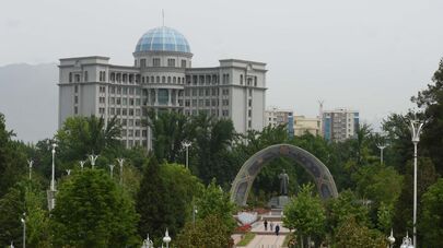 Город Душанбе, архивное фото