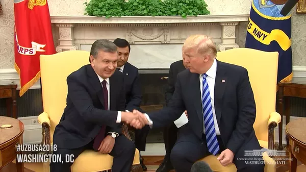 Мирзиёев по-русски поблагодарил Трампа за сотрудничество
