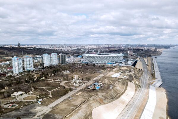 Стадион Волгоград Арена в Волгограде - Sputnik Таджикистан