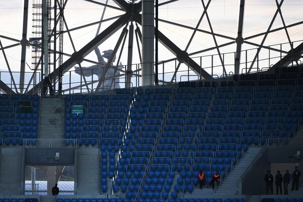 Трибуны на стадионе Волгоград Арена - Sputnik Таджикистан