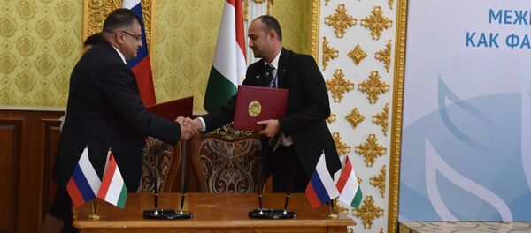 Подписание экспортного контракта между РТ и РФ - Sputnik Тоҷикистон