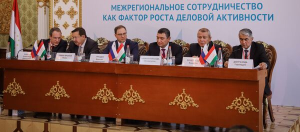 Шестая конференция по межрегиональному сотрудничеству России и Таджикистана - Sputnik Таджикистан